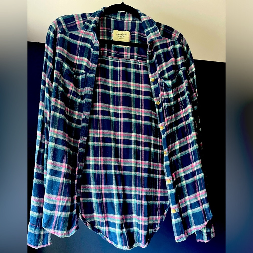 Abercrombie flannel, size S, gently used condition